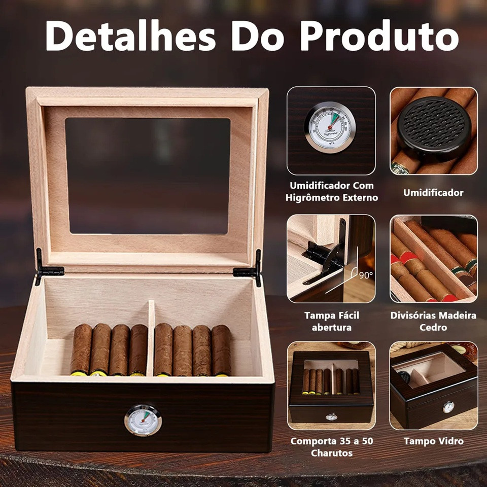 umidor de charutos manaus amazonas